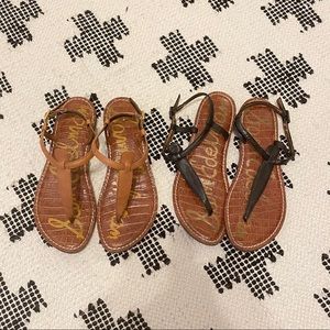 2 Pairs of Sam Edelman Gigi Sandals